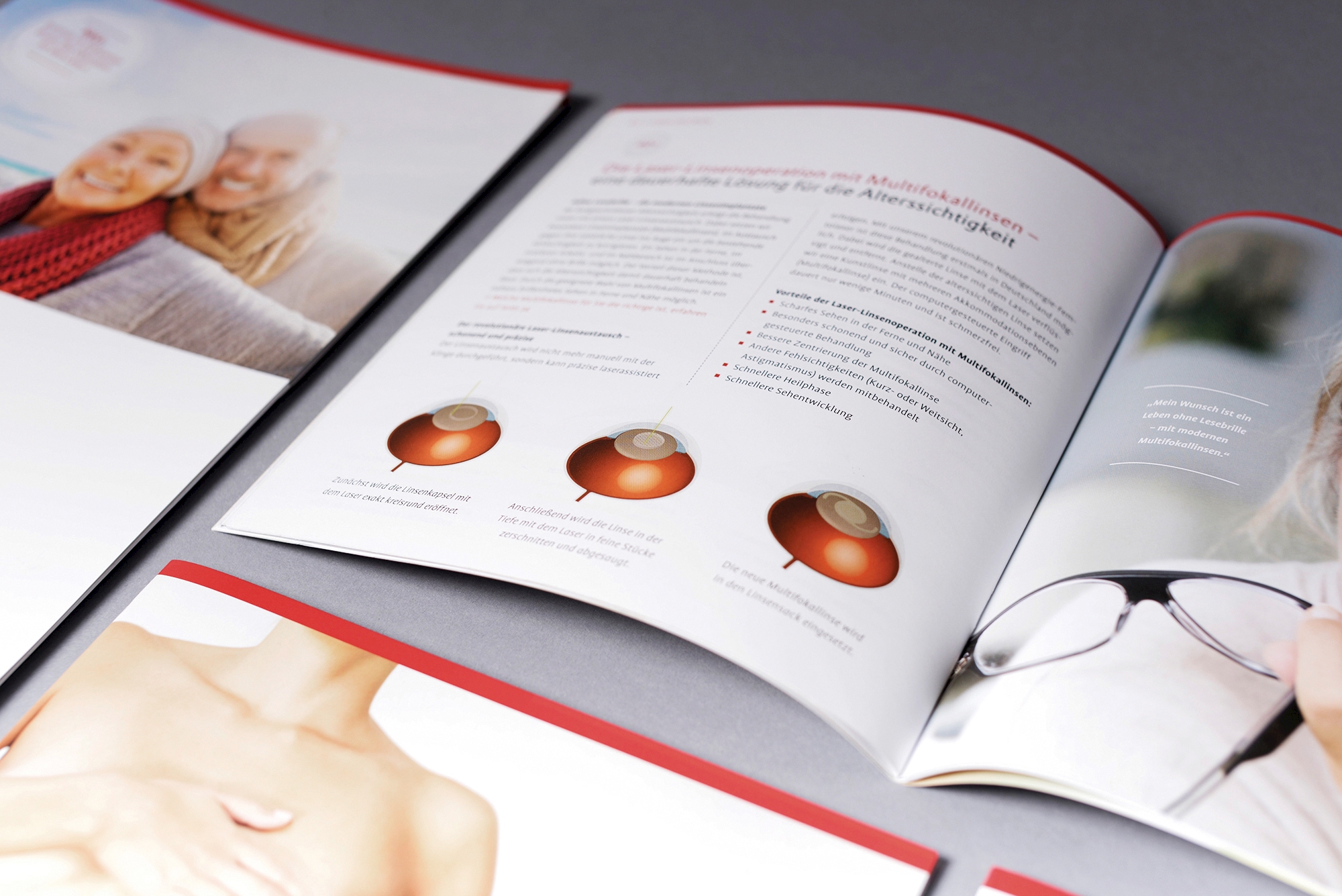 Ralf Leis Grafikdesign Saarbrücken Folder, Broschüren und Magazine Knappschaftsklinikum Saar GmbH