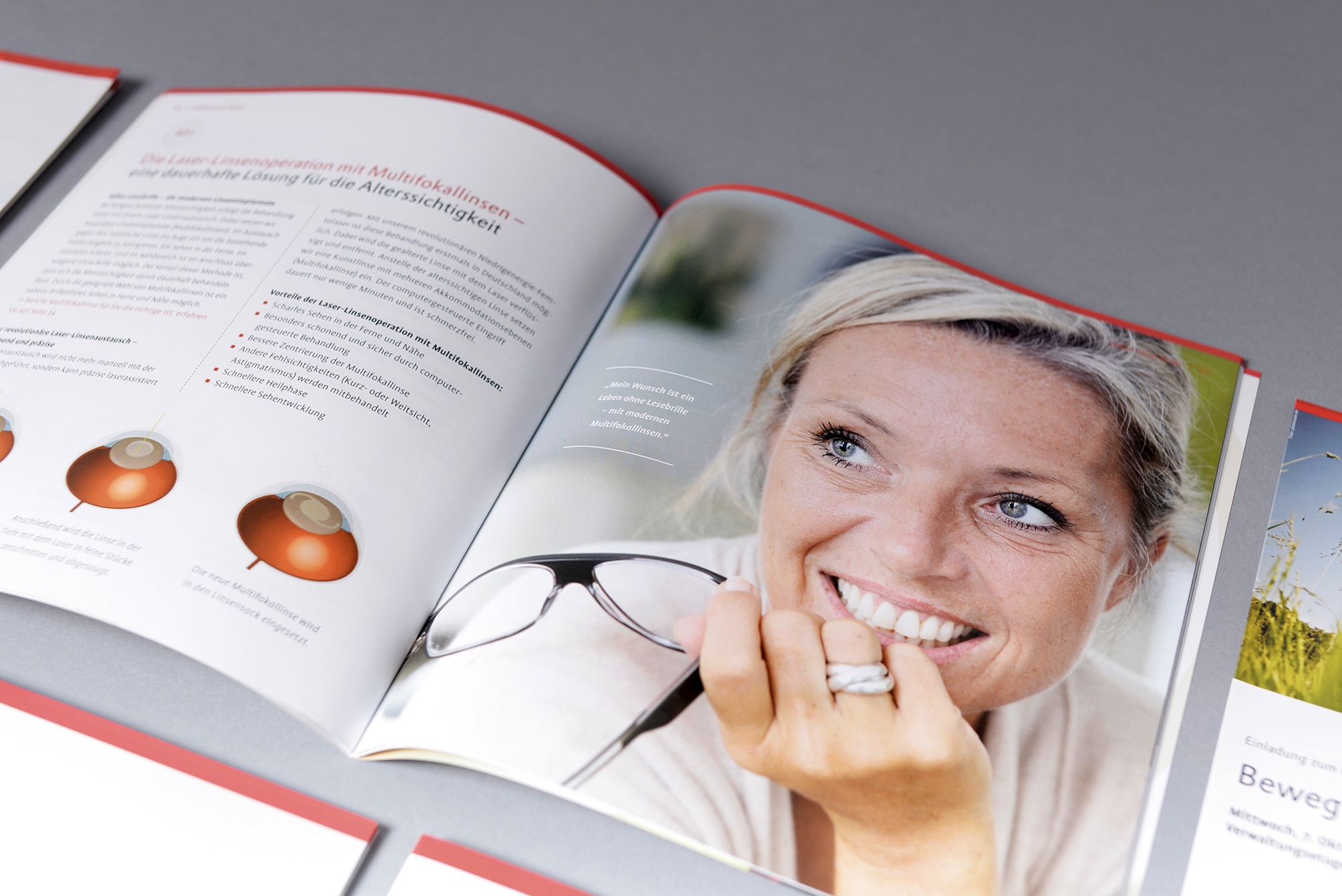 Ralf Leis Grafikdesign Saarbrücken Folder, Broschüren und Magazine Knappschaftsklinikum Saar GmbH