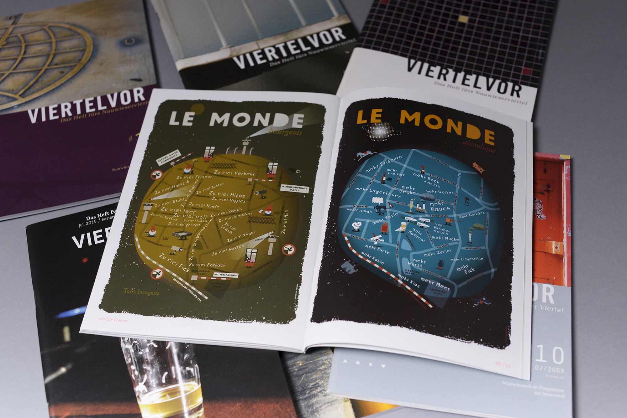 Ralf Leis Grafikdesign Saarbrücken Stadtmagazin Viertelvor Nauwieser Viertel Saarbrücken