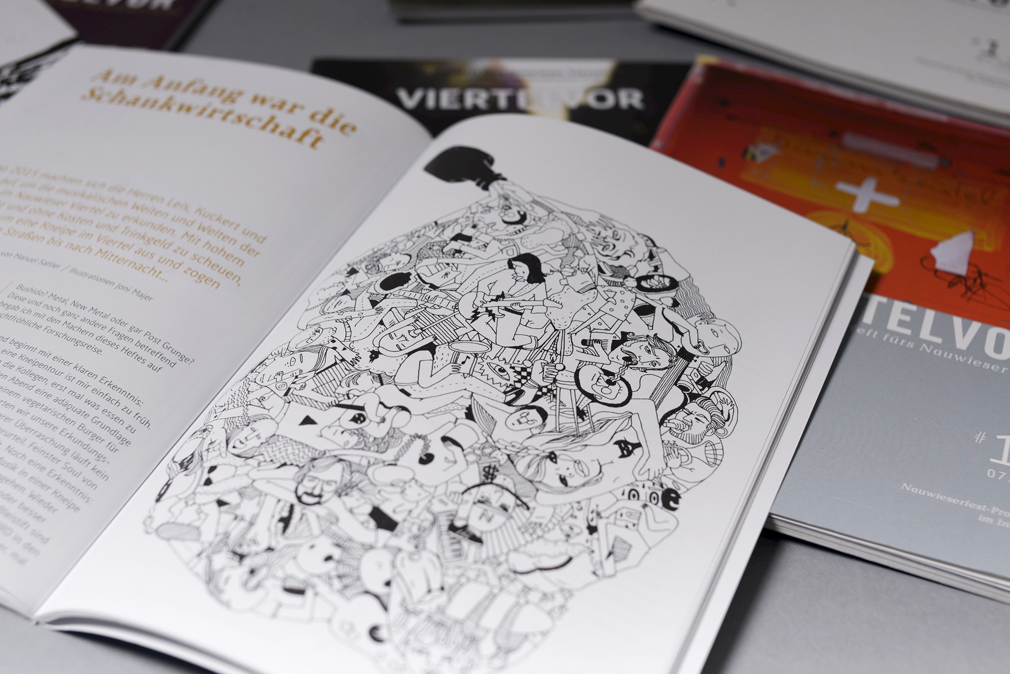 Ralf Leis Grafikdesign Saarbrücken Stadtmagazin Viertelvor Nauwieser Viertel Saarbrücken